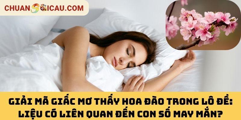 Giải Mã Giấc Mơ Thấy Hoa Đào Trong Lô Đề: Liệu Có Liên Quan Đến Con Số May Mắn?
