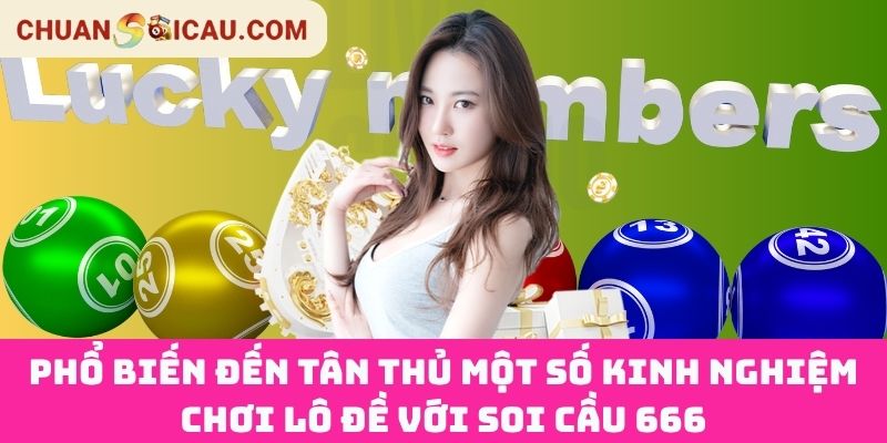 Phổ Biến Đến Tân Thủ Một Số Kinh Nghiệm Chơi Lô Đề Với Soi Cầu 666