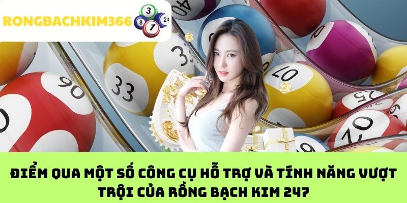 Điểm qua một số công cụ hỗ trợ và tính năng vượt trội của Rồng Bạch Kim 247